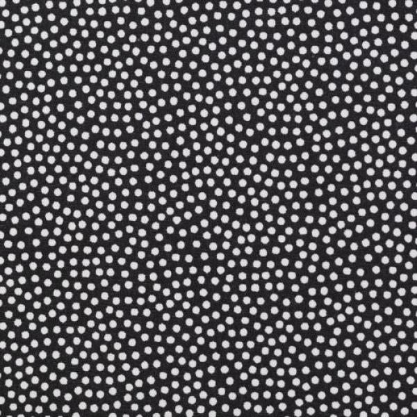 Baumwolle Dotty Schwarz/Weiß by Swafing